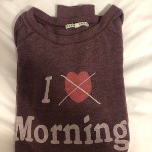 I hate mornings long sleeve shirt